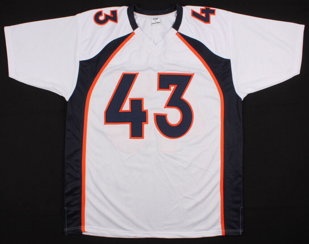 T.J.Ward Signed Denver Broncos Jersey (JSA Holo) Super Bowl L Champ Defensive Bk