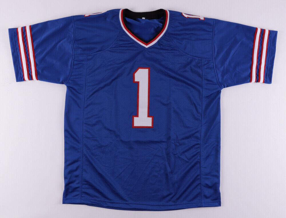 Emmanuel Sanders Signed Buffalo Bills Jersey (Beckett) 2xPro Bowl Wide Receiver