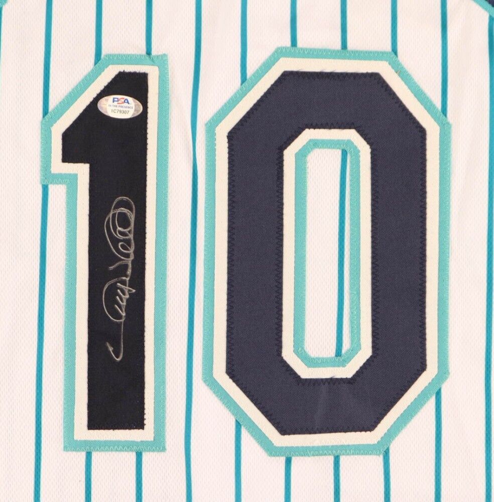 Gary Sheffield Signed Florida Marlins Jersey (PSA) 1997 World Series Champion OF