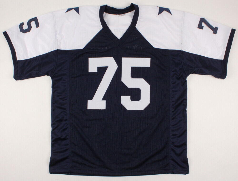 Tony Casillas Signed Cowboys Jersey (JSA) 2×Super Bowl Champion (XXVII,XXVIII)
