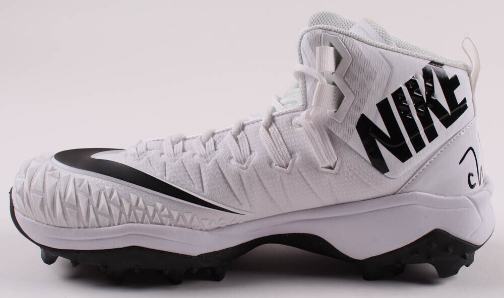 Chase Winovich Signed Nike Football Cleat (JSA COA) Michigan & Patriots D.E.