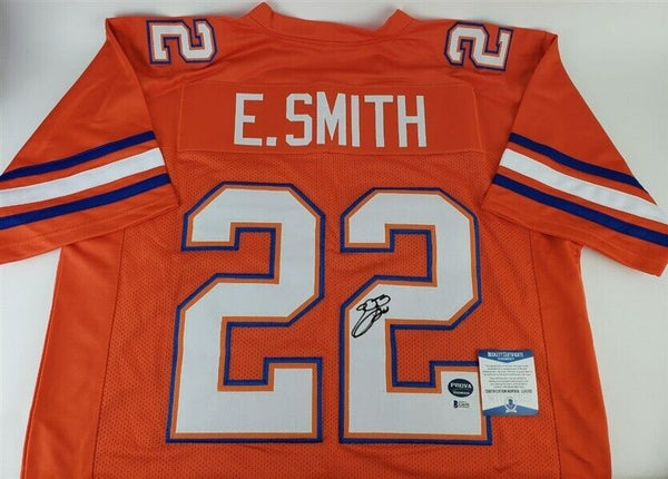 EMMITT SMITH AUTOGRAPHED FLORIDA GATORS JERSEY TRISTAR