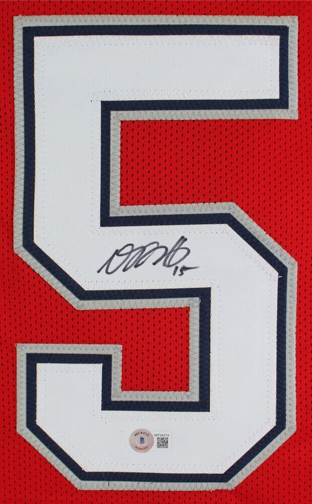 Davante Adams Signed Fresno State Bulldogs Jersey (Beckett) Vegas Raiders W.R.