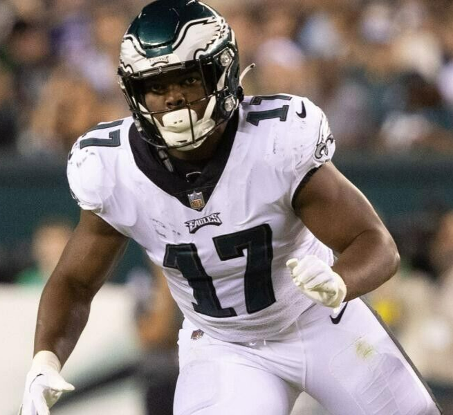 Nakobe Dean Signed Philadelphia Eagles Jersey (JSA COA) 2021 National Champs Ga.