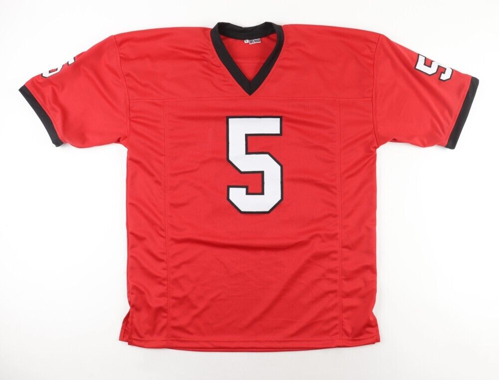 Garrison Hearst Signed Georgia Bulldogs Jersey Inscribed "Sec Poy" (PSA) 49er RB