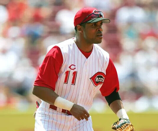 Barry Larkin Signed Louisville Slugger Bat "'95 N.L. M.V.P." Cincinnati Reds S.S