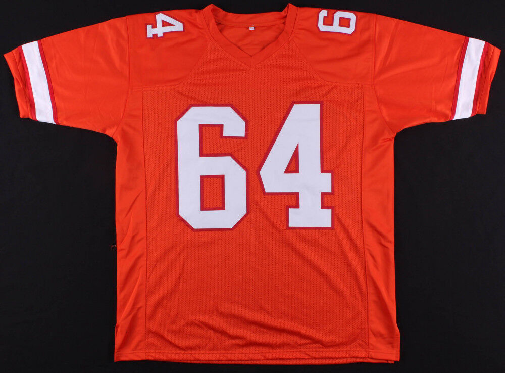 Randall McDaniel Signed Tampa Bay Buccaneers Jersey (JSA) Creamsicle Throwback