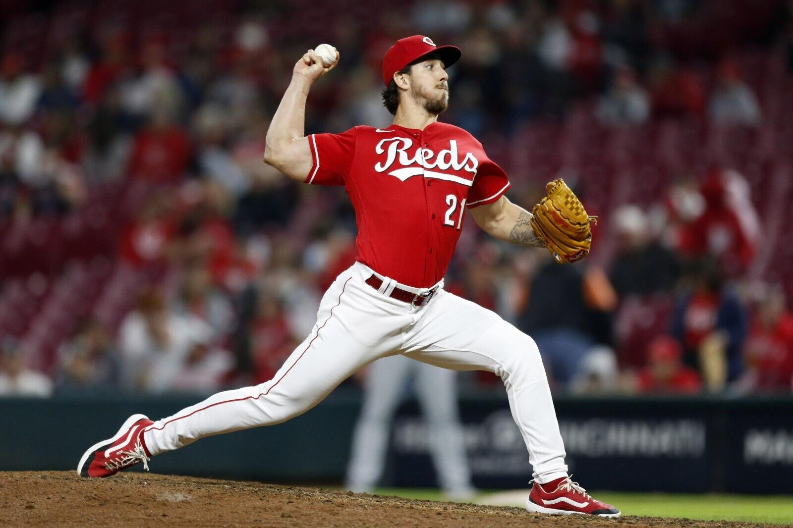 Michael Lorenzen Signed Cincinnati Reds Jersey (PSA COA) Pitcher / Outfielder