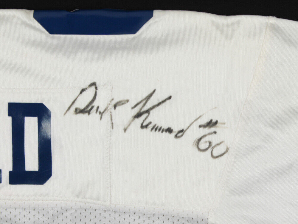 Derek Kennard Signed Dallas Cowboys Russell Athletic NFL Style Jersey (JSA COA)