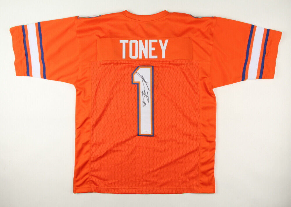 Kadarius Toney Signed Florida Gators Jersey (JSA COA) 2021 1st Rnd Pick Giants