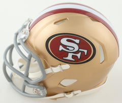 Dre Greenlaw Signed San Francisco 49ers Mini Helmet (Beckett) 2019 5th Rnd Pk LB