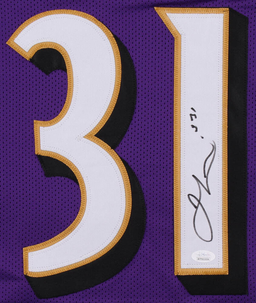 Jamal Lewis Signed Baltimore Ravens Jersey (JSA COA) Super Bowl Champion (XXXV)