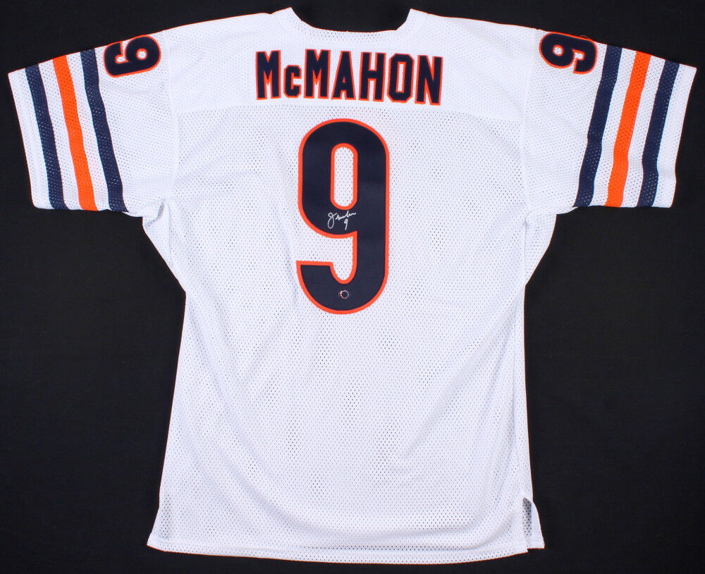 Jim McMahon Signed Chicago Bears Jersey (Schwartz COA) Super Bowl XX QB