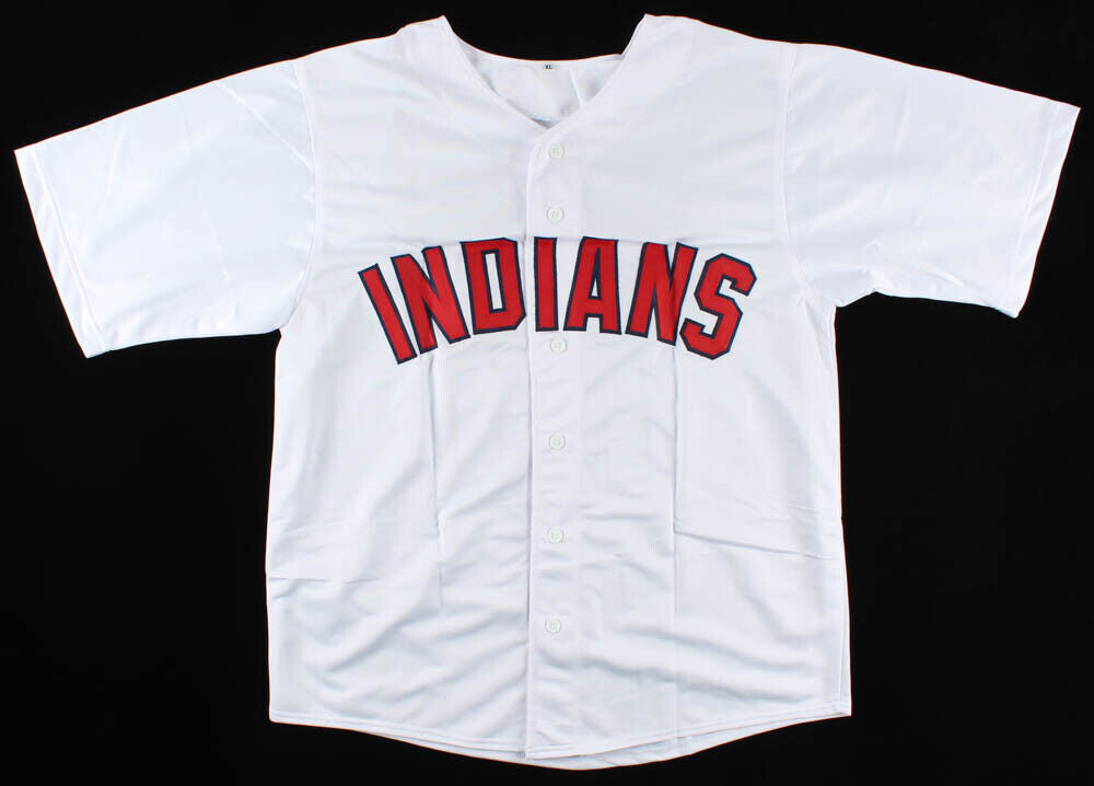 Bob Feller Signed Cleveland Indians Jersey "HOF 62" & "48 Champs" (CAS COA)