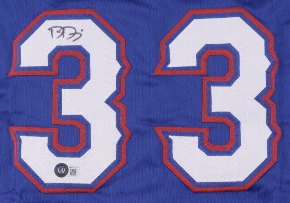 Dane Dunning Signed Texas Rangers Jersey (Beckett Hologram)