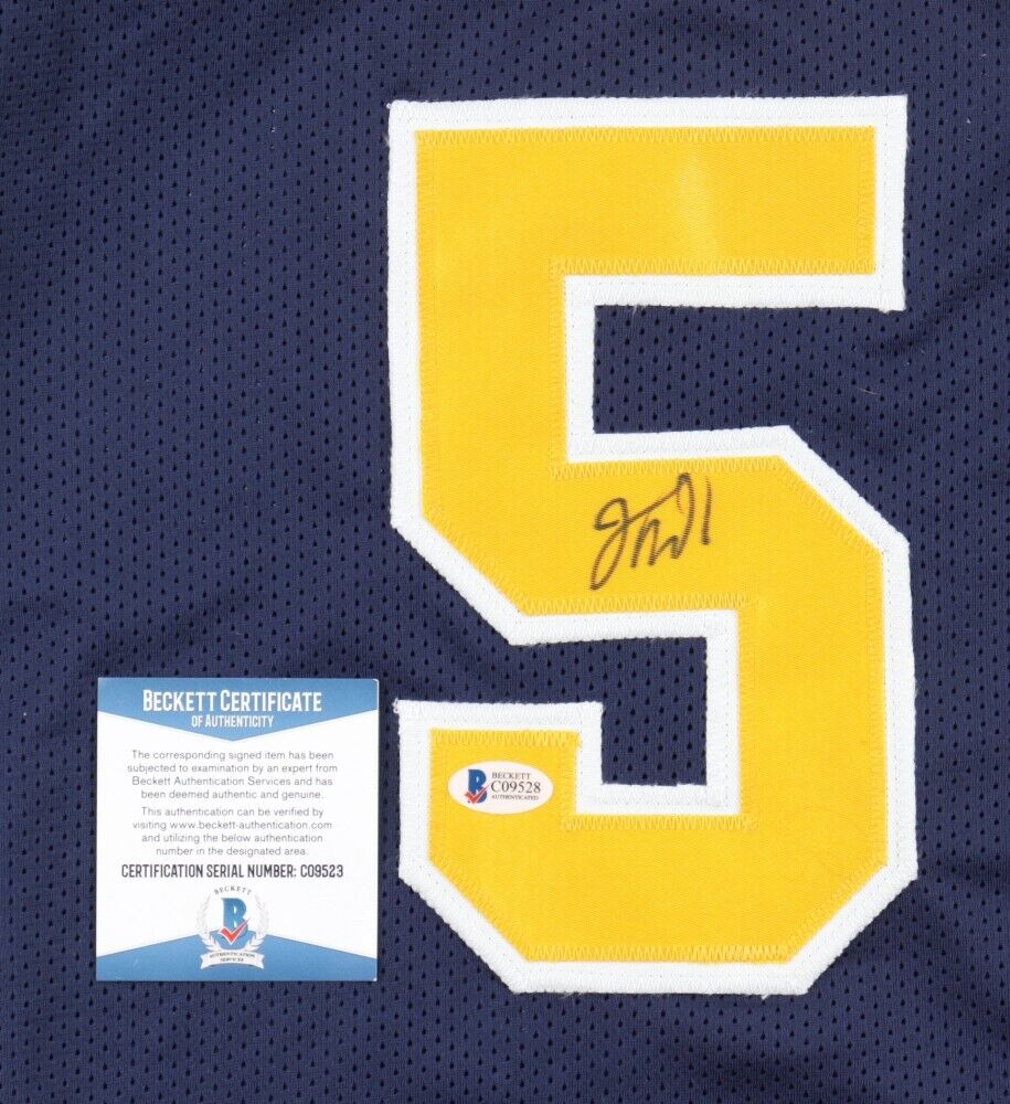 Jason Kidd Signed California Golden Bears Jersey (Beckett COA) 2011 NBA Champion