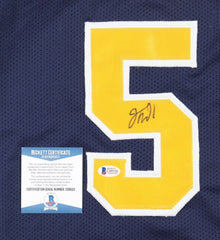 Jason Kidd Signed California Golden Bears Jersey (Beckett COA) 2011 NBA Champion