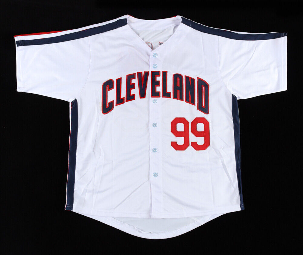 Charlie Sheen Signed "Major League" Cleveland Indians Jersey (Beckett Holo)