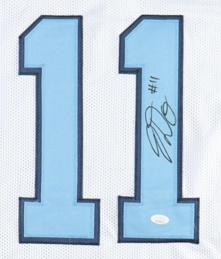Josh Downs Signed North Carolina Tar Heels Jersey (JSA) Indianapolis Colts W.R.
