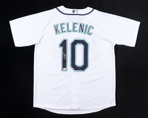 Jarred Kelenic Signed Seattle Mariners Custom Nike Style Jersey (JSA) Outfielder