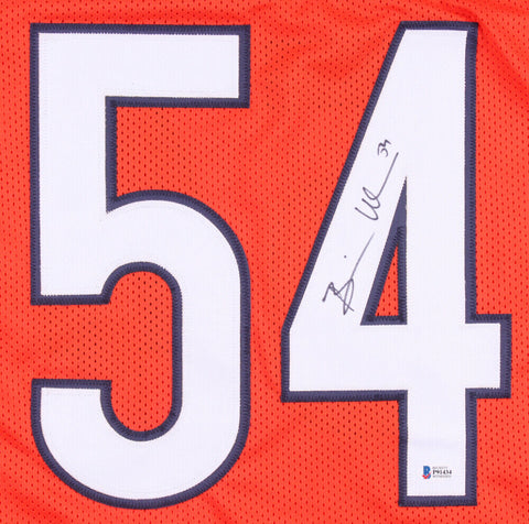 Brian Urlacher Signed Chicago Bears Throwback Jersey (Beckett COA) HOF 2018 L.B.