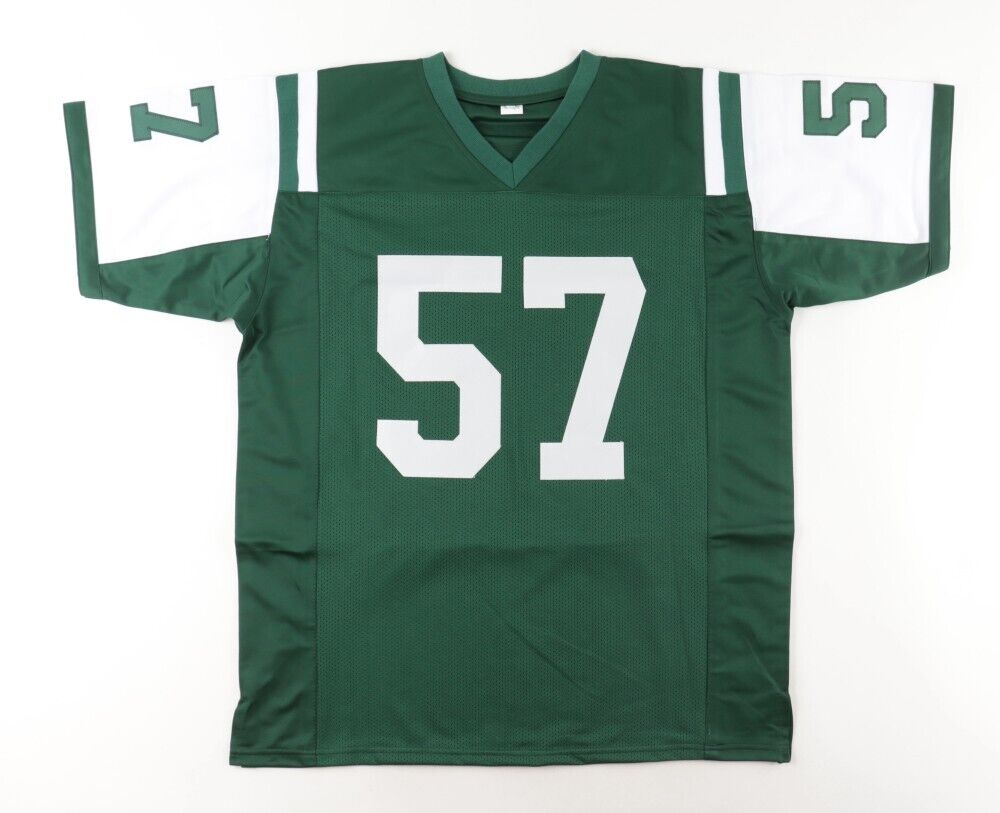 Bart Scott Signed New York Jets Jersey (Radtke COA) 2006 Pro Bowl Linebacker