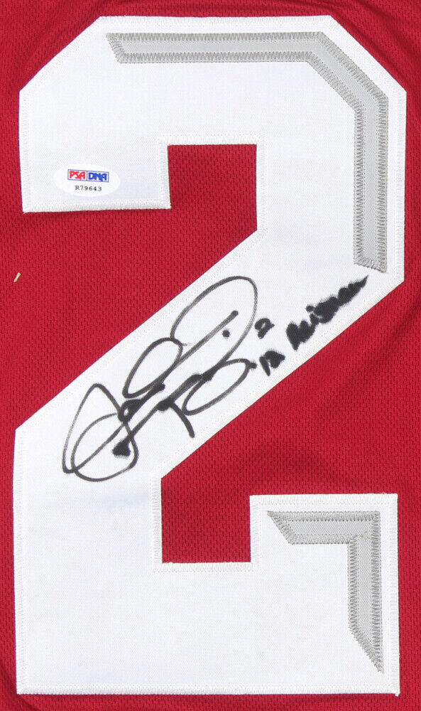 Johnny Manziel Signed Texas A&M Aggies Custom Jersey Insc. 12 Heisman(PSA Holo)