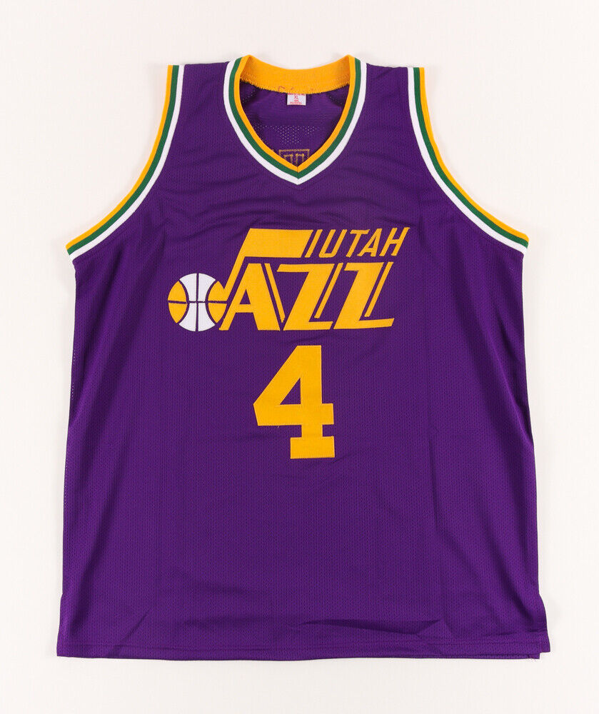 Adrian Dantley Signed Utah Jazz Jersey Inscribed "HOF 2008" (JSA Hologram)
