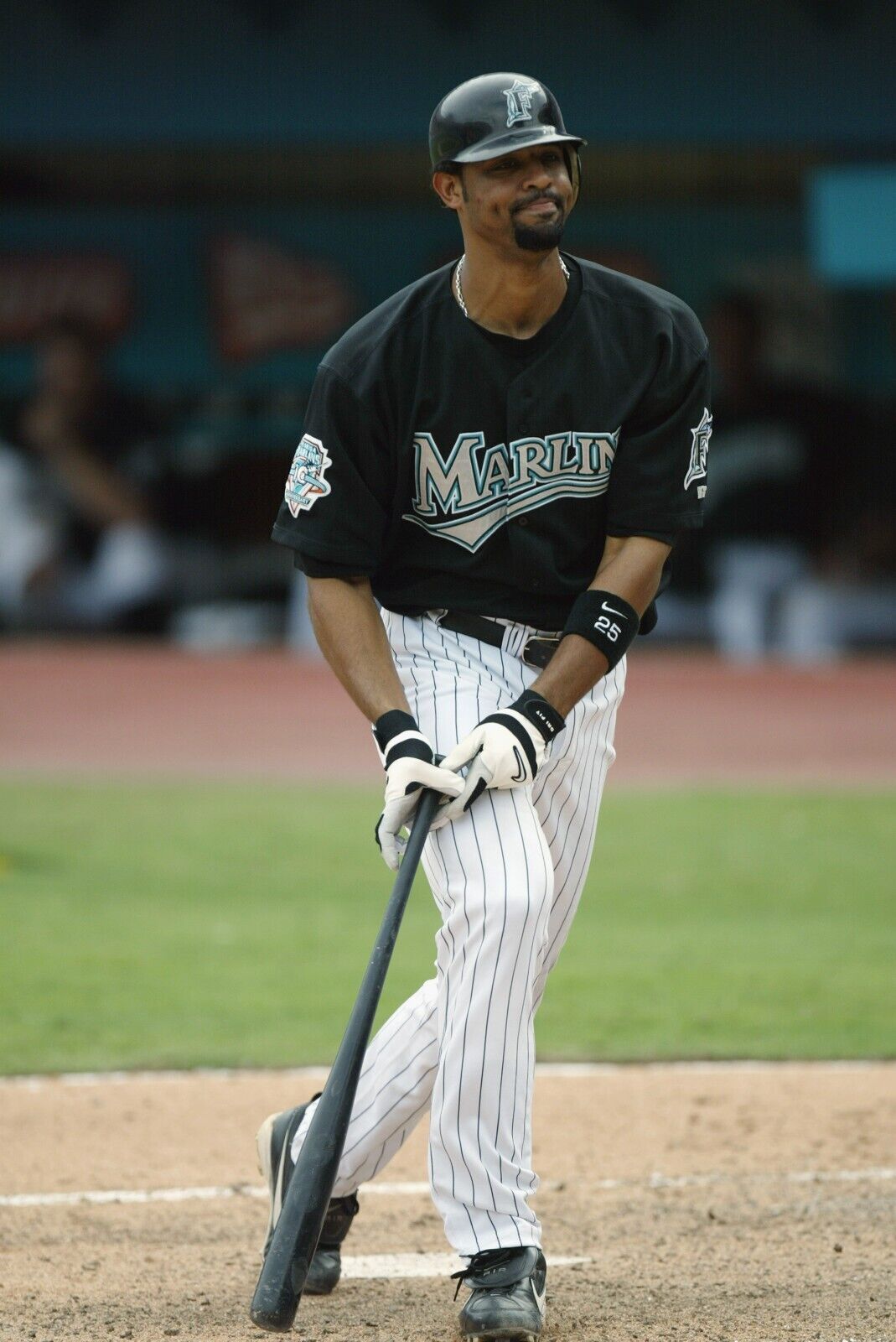 Derrek Lee Signed Florida Marlins Cooperstown Collection Style Jersey JSA Holo