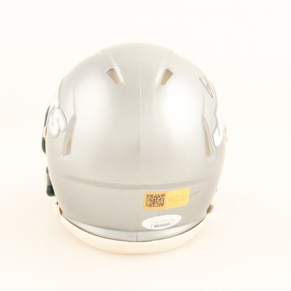 Garrett Wilson Signed New York Jets Speed Mini Helmet (JSA COA) #10 Overall Pick