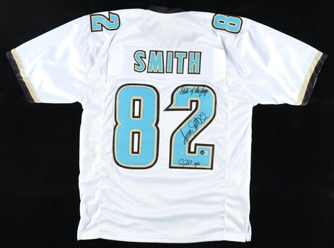 Jimmy Smith Signed Jacksonville Jaguars Jersey "Pride of the Jags & 12,287 Yds"