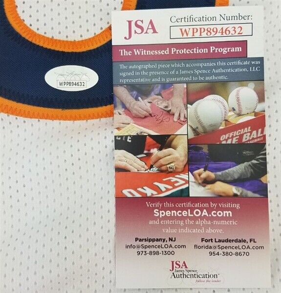 Eddie Jackson Signed Bears Jersey (JSA COA) Chicago 2017 4th Rd Pick / Bama D B