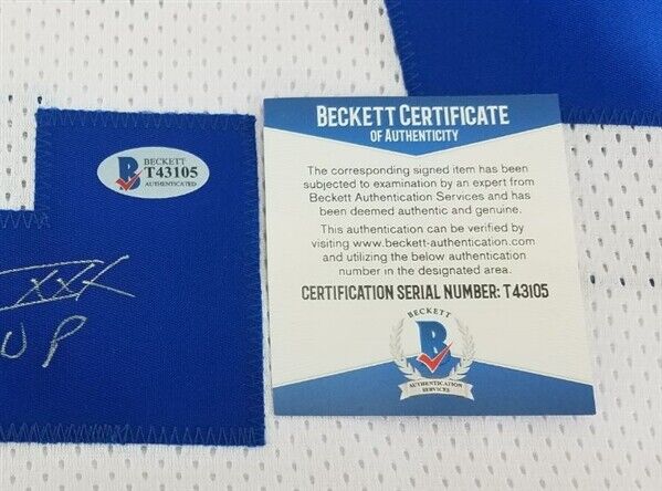 Larry Brown "SB XXX MVP" Signed Dallas Cowboys Custom Jersey (Beckett COA) C.B.