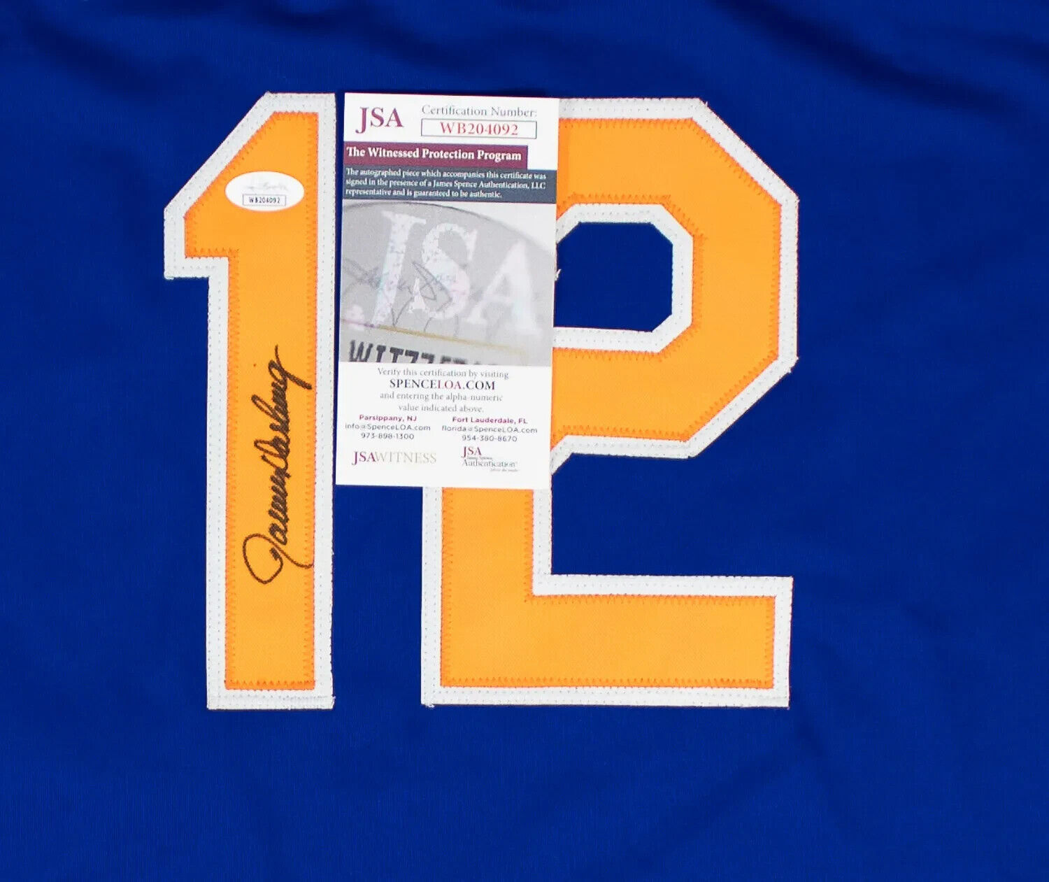 Ron Darling Signed New York Mets Jersey (JSA COA) 1986 World Champions / Pitcher