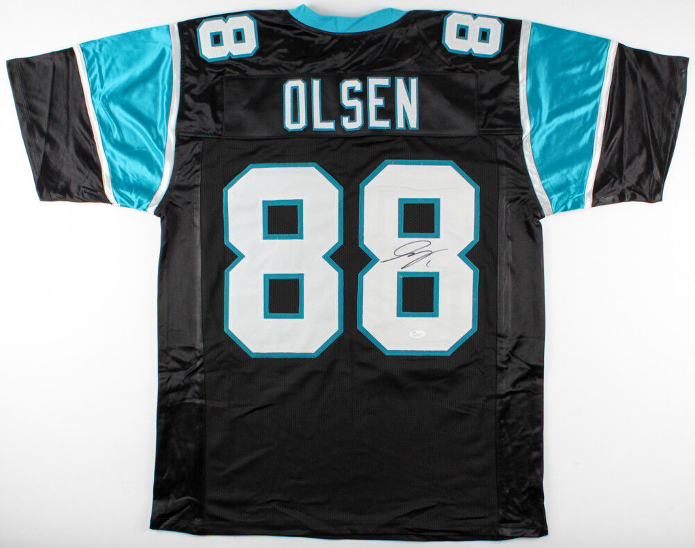 Greg Olsen Signed Carolina Panthers Jersey (JSA Hologram) 3x Pro Bowl Tight End