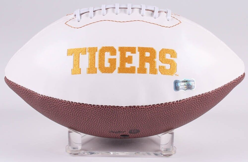 Michael Sam Signed Missouri Tigers Logo Football (Radtke COA) St Louis Rams D.E.