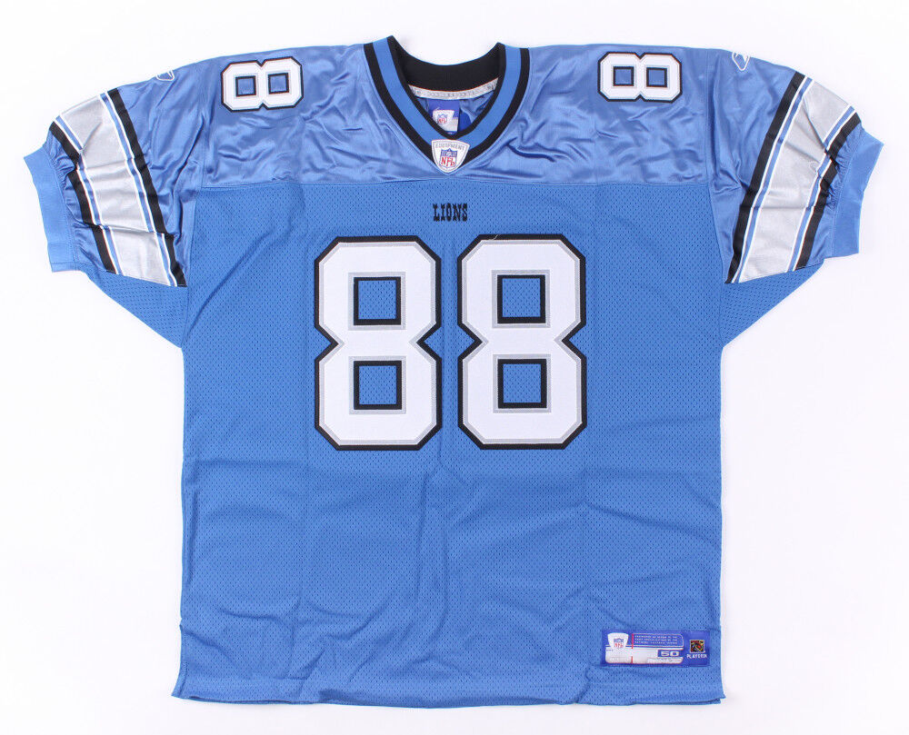 Mike Williams Signed Lions Jersey (UD COA) First-team All-Pac-10 (2003) USC W.R.