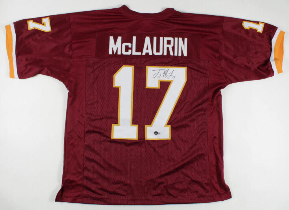 Terry McLaurin Signed Washington Football Team Jersey (Beckett Holo) Redskins WR