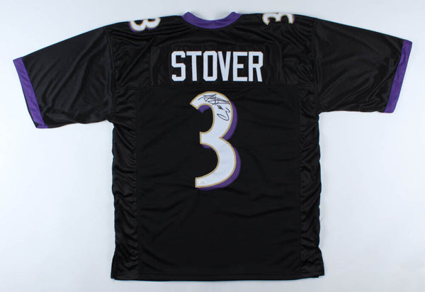 Matt Stover Signed Baltimore Ravens Jersey (JSA COA) 2xSuper Bowl Cham –