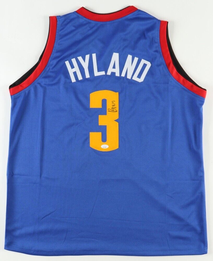 Hah'Shon Bones Hyland Signed Denver Nuggets Mile High City Jersey (JSA)VCU Guard