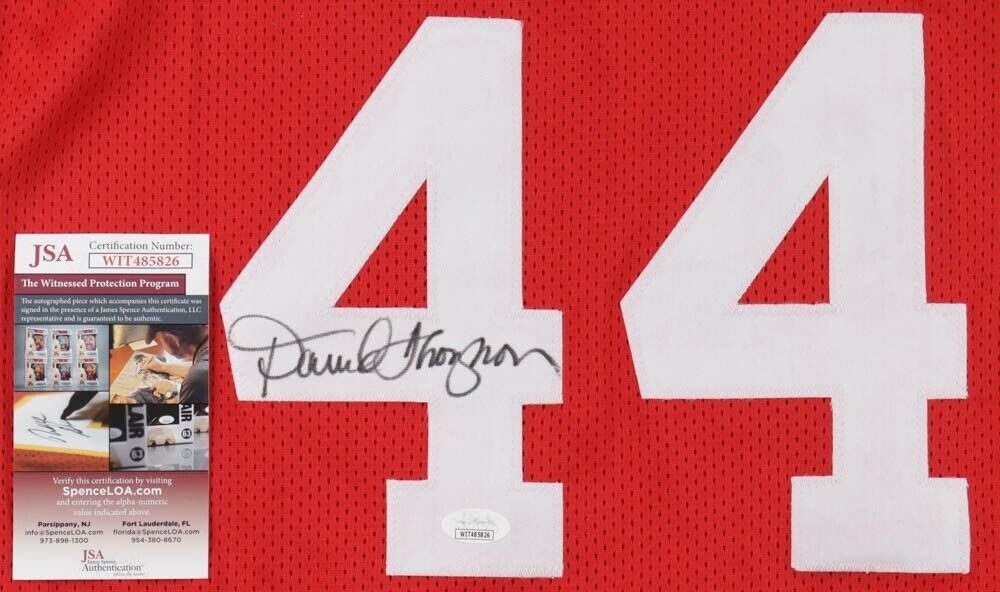 David Thompson Signed N.C.State Wolfpack Jersey (JSA COA) #1 Overall NBA Pk 1975
