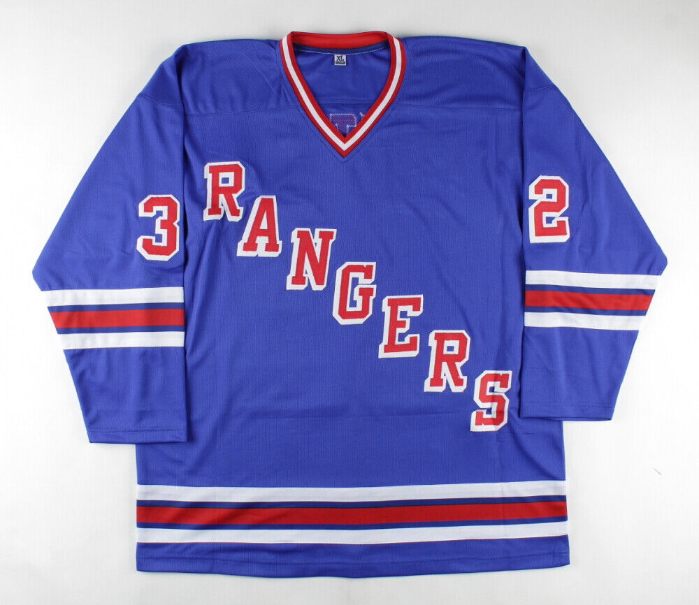 Stephane Matteau Signed New York Rangers Jersey Inscribed "94 Champs" (JSA COA)