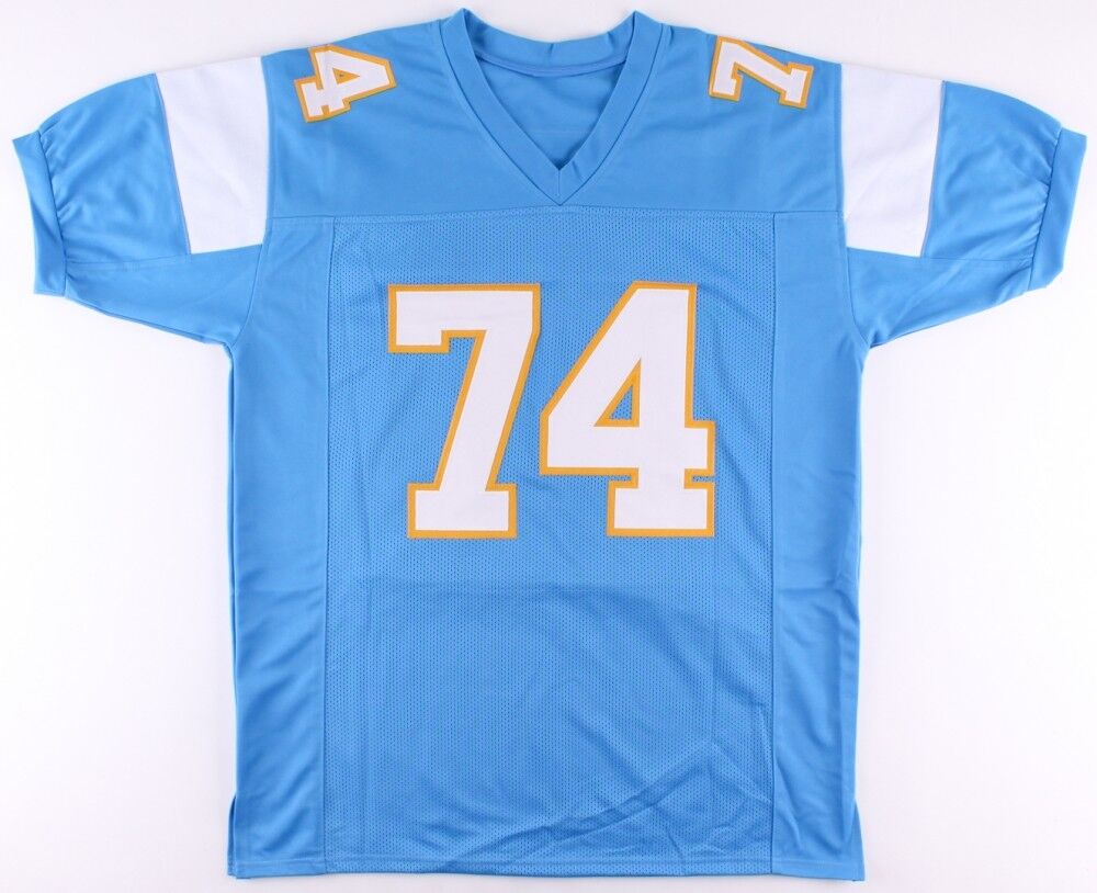 Ron Mix Signed Chargers Jersey Inscribed "HOF 1979" (SGC COA) 8× AFL All-Star
