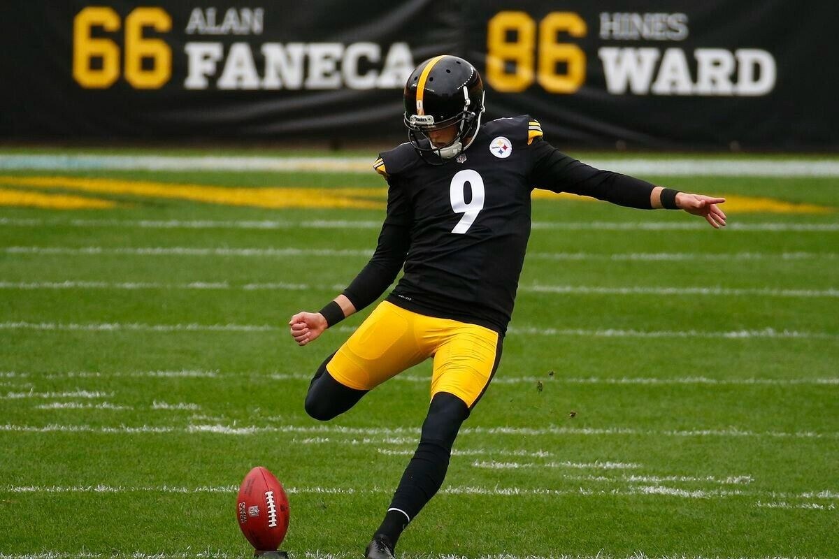 Chris Boswell Signed Pittsburgh Steelers Mini Helmet (TSE) 2017 Pro Bowl Kicker