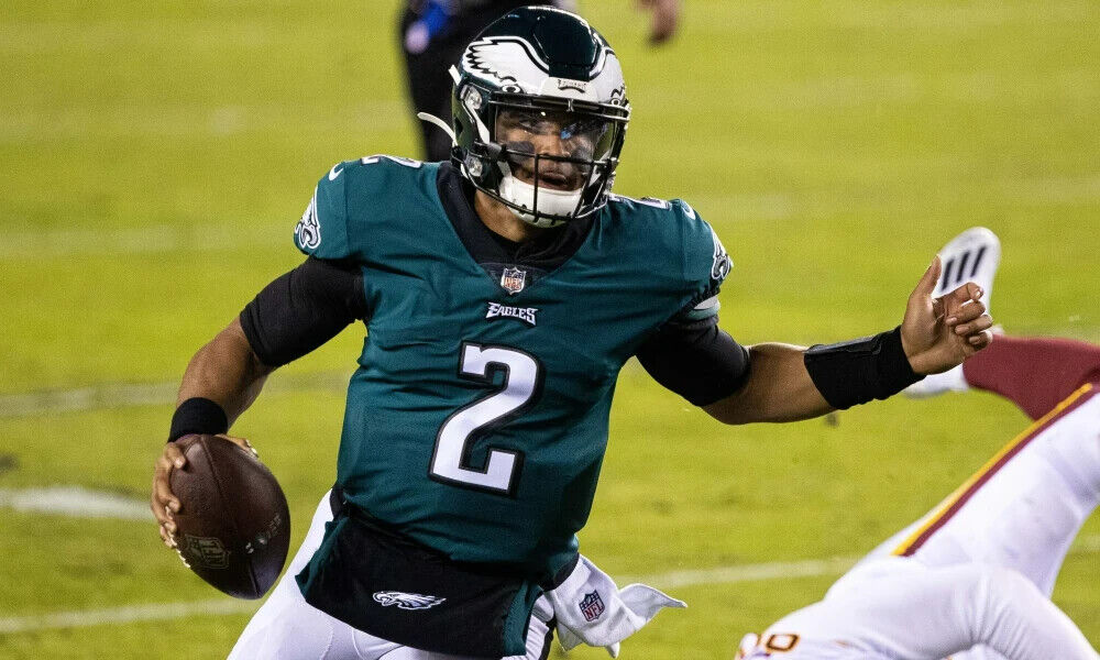 Jalen Hurts Signed Eagles Jersey (JSA COA) Philadelphia Starting Q B / Oklahoma