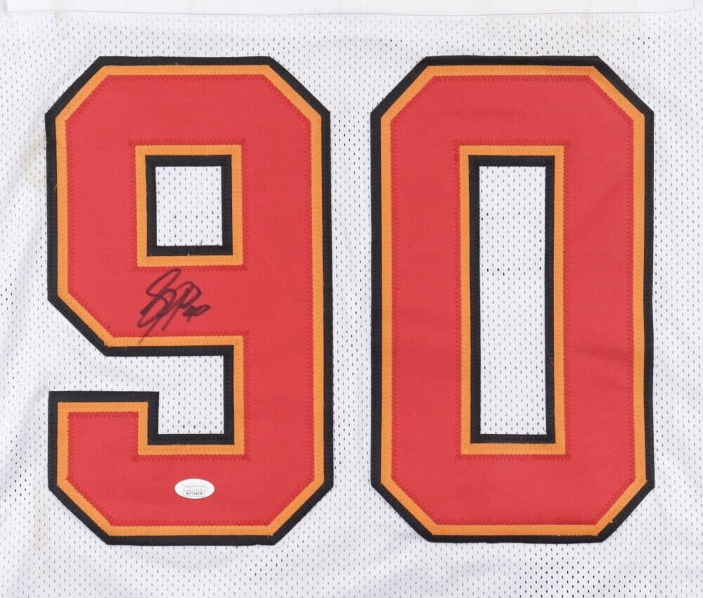 Jason Pierre-Paul Signed Buccaneer Jersey (JSA) Tampa Bay All Pro Linebacker