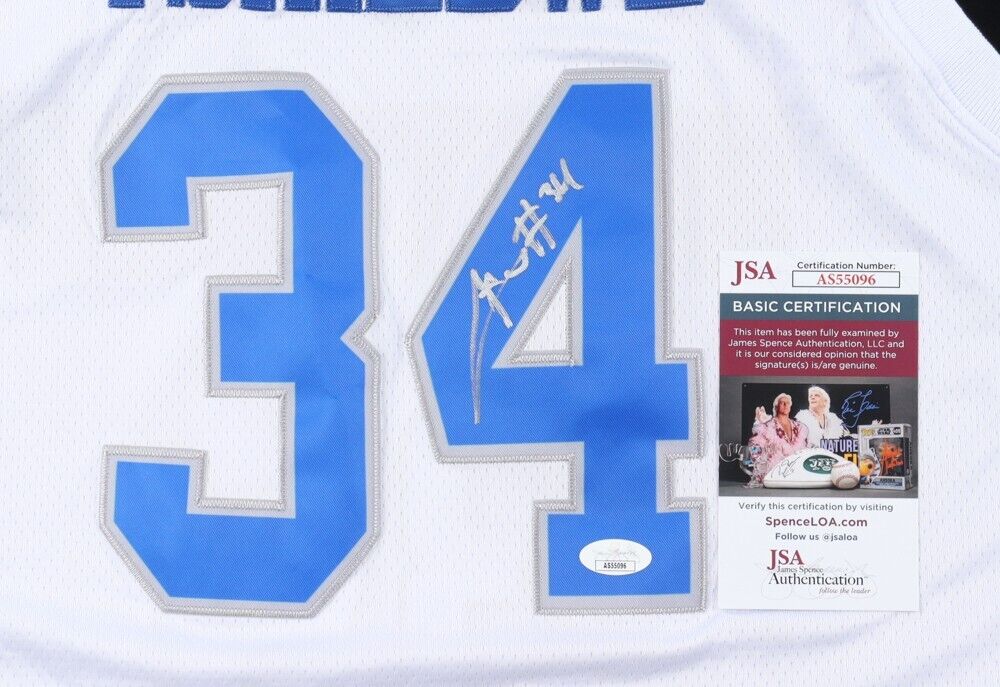 Oscar Tshiebwe Signed Kentucky Wildcats Jersey (JSA COA) Indiana Pacers Center