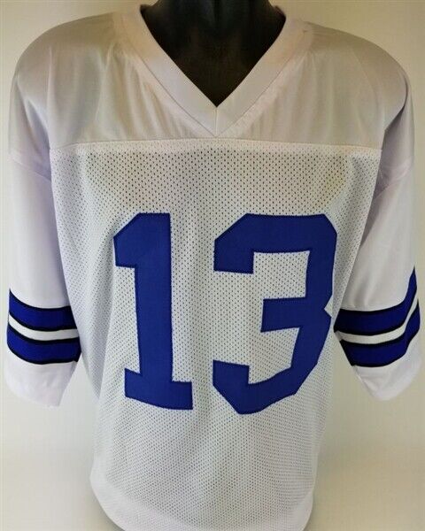 Michael Gallup Signed Cowboys White Jersey (Beckett COA) Dallas 2018 3rd Rd Pick