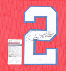 Doug Flutie Signed New England Patriots Jersey (JSA COA) 1998 Pro Bowl Q.B.