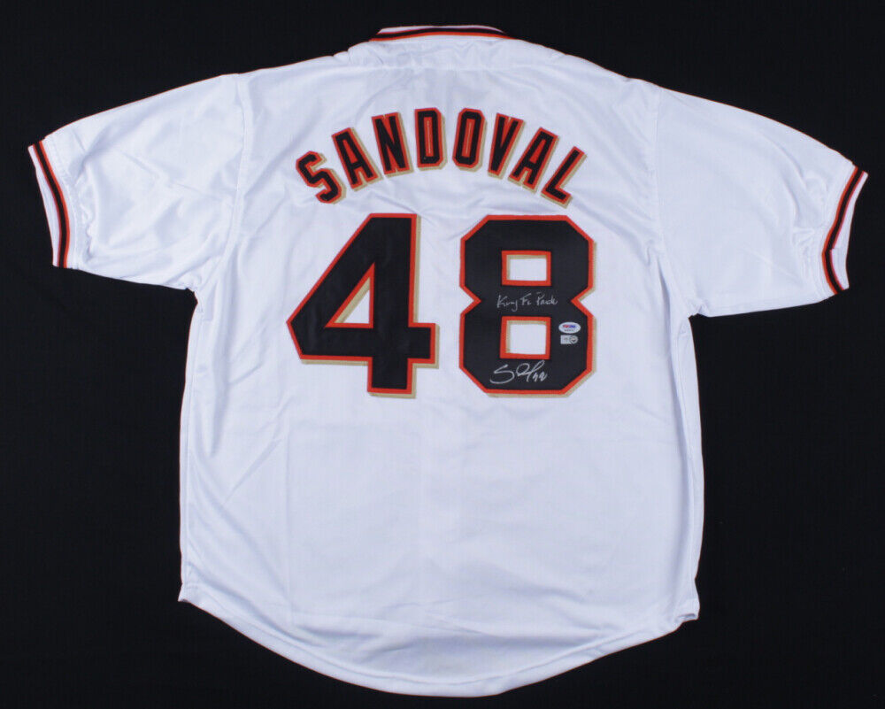 Pablo Sandoval Signed San Francisco Giants Jersey Inscrbd Kung Fu Panda  PSA COA